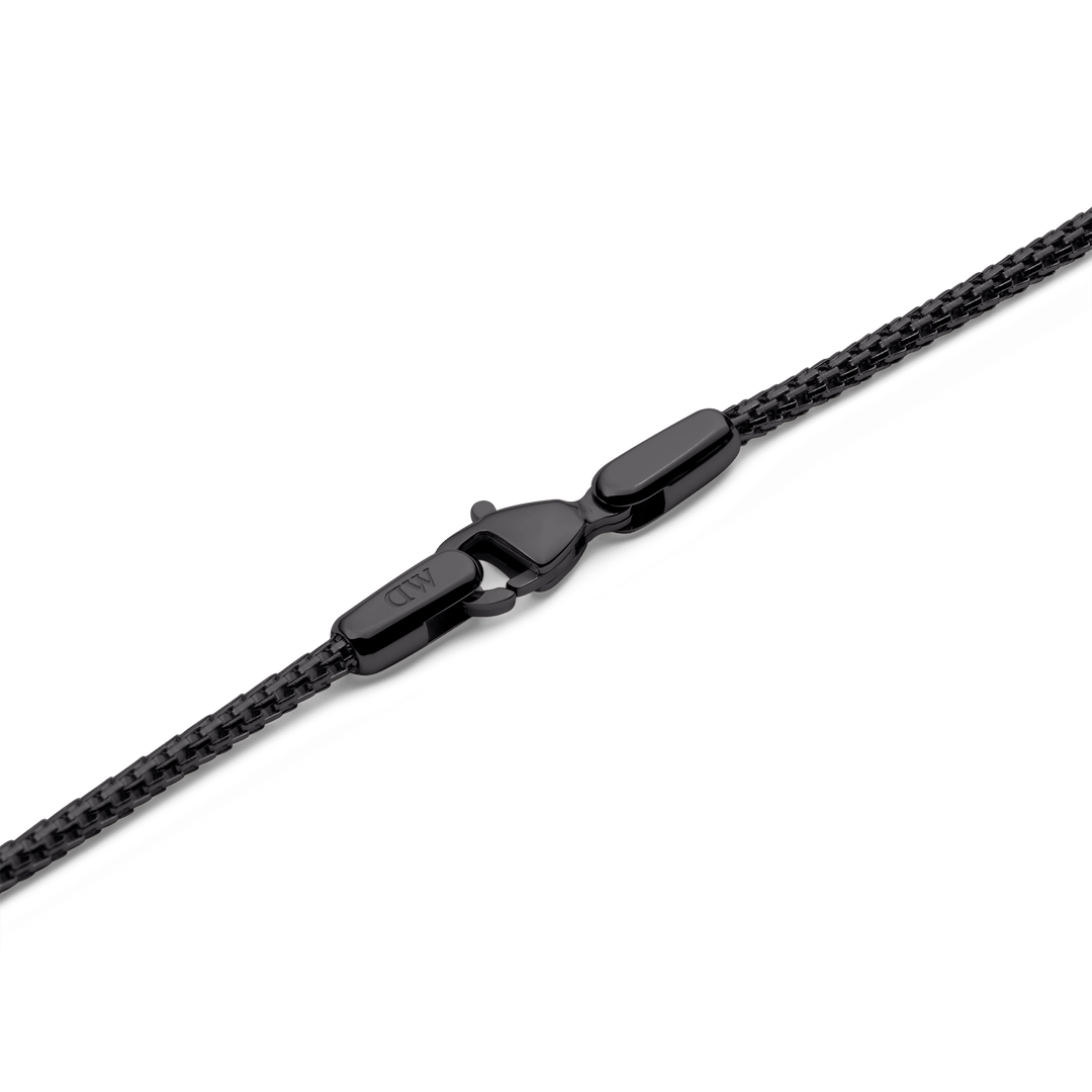 Daniel Wellington Tide Mesh Necklace Black 1.8