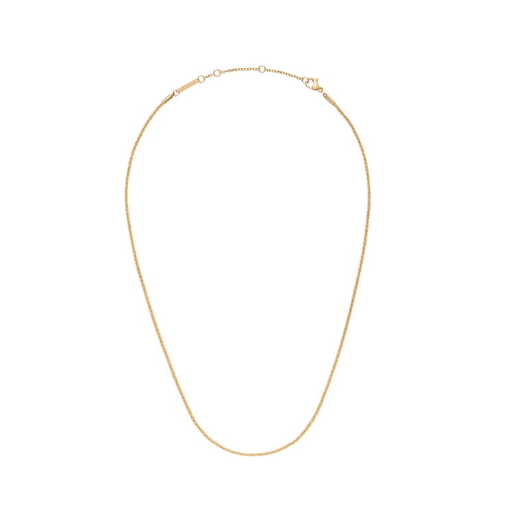 Daniel Wellington Elan Twisted Chain Necklace Short Gold