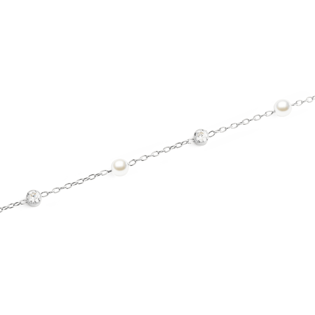 Daniel Wellington Pearl Bracelet Silver | The Jewellery Boutique