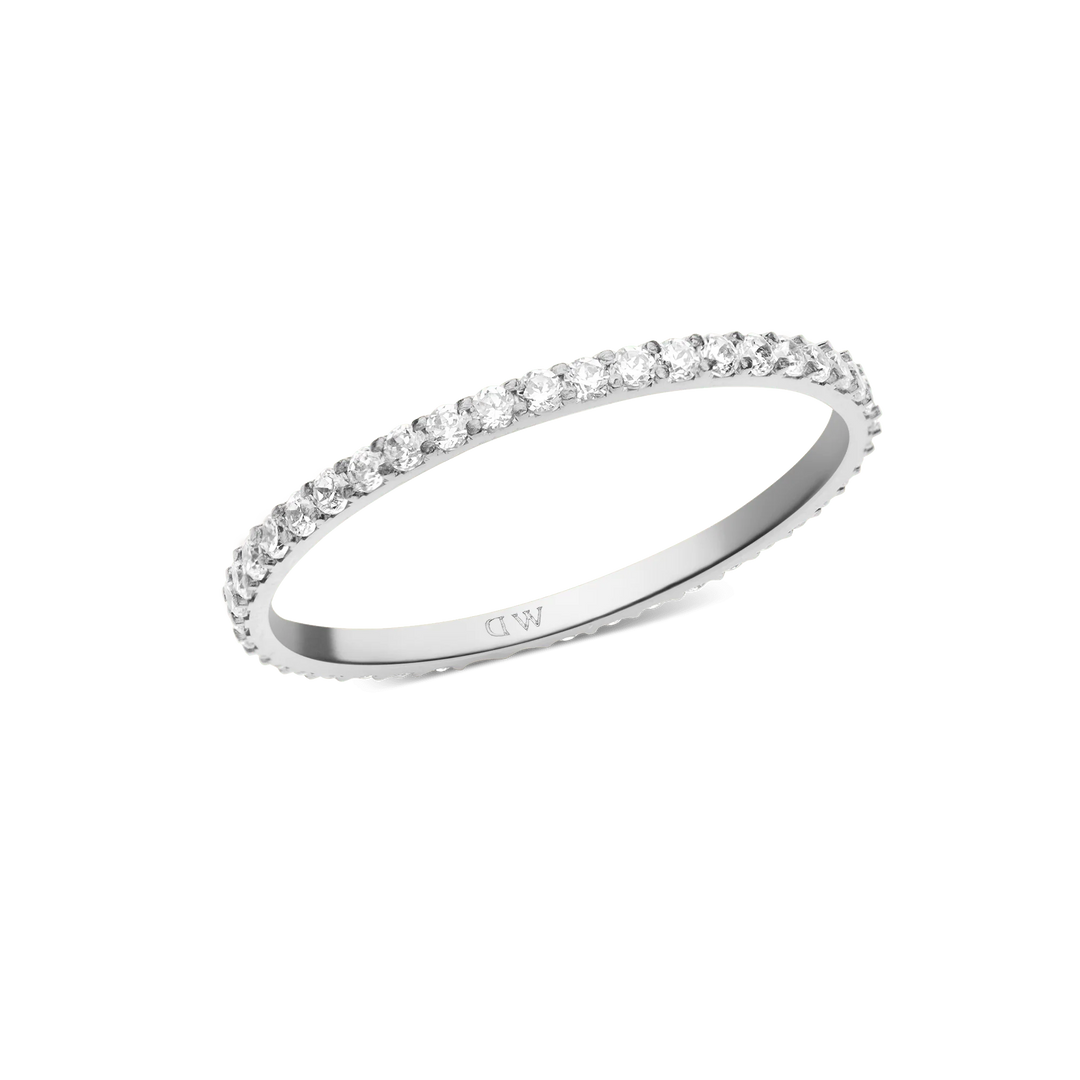 Daniel Wellington Mirelle Eternity Ring Silver 1.4 mm