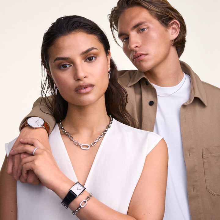Crystal Link Necklace S