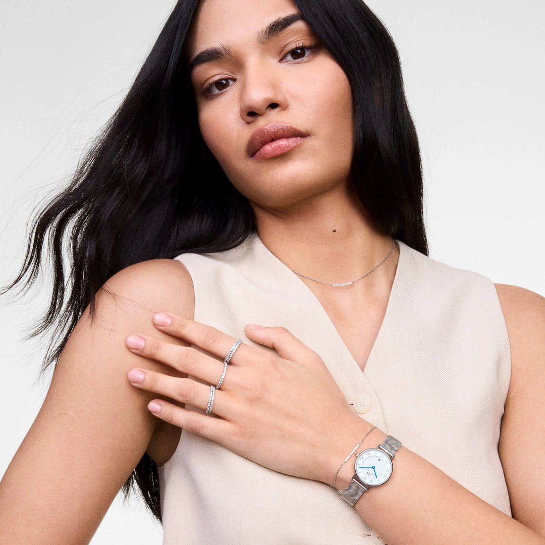 Daniel Wellington Mirelle Eternity Ring Silver 1.4 mm