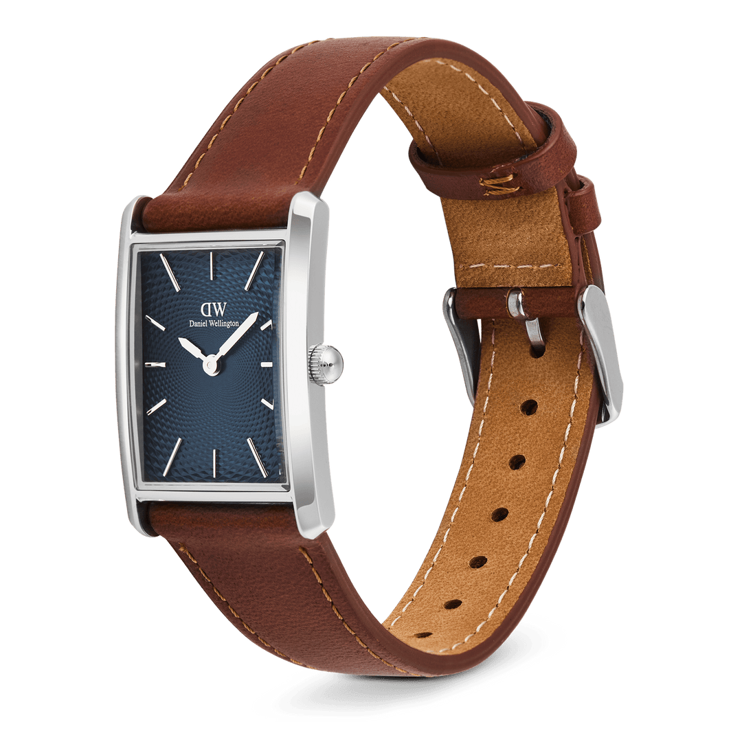 Daniel Wellington Bound Light Brown Arctic GuillochÃ© Silver | The Jewellery Boutique