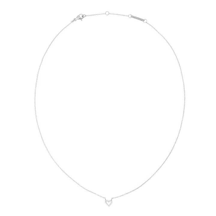 Mirelle Heart Necklace Silver