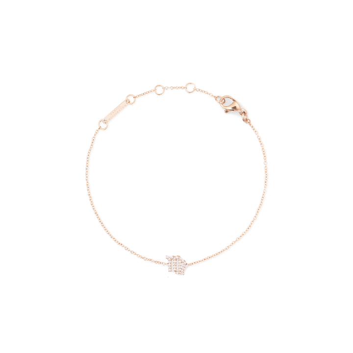 Crystal Zodiac Chain Bracelet Rose Gold