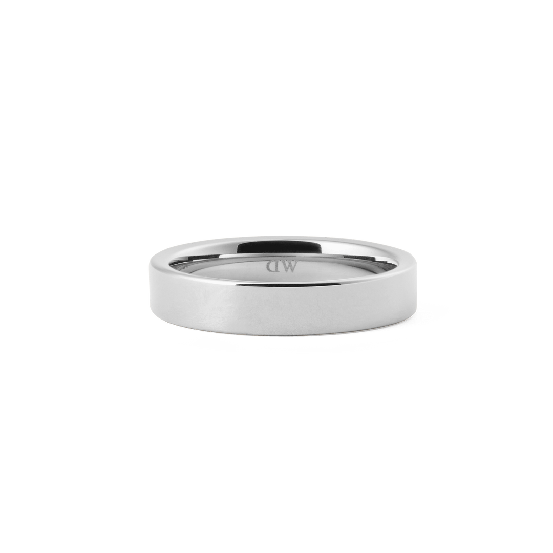 Daniel Wellington Line Ring Polished Silver 4.5mm | The Jewellery Boutique