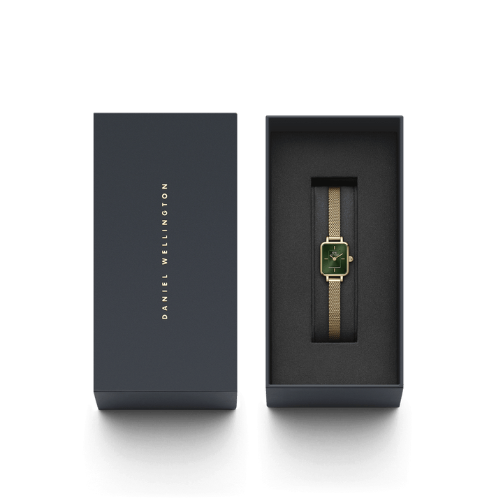 Daniel Wellington Quadro Mini Evergold Emerald Watch