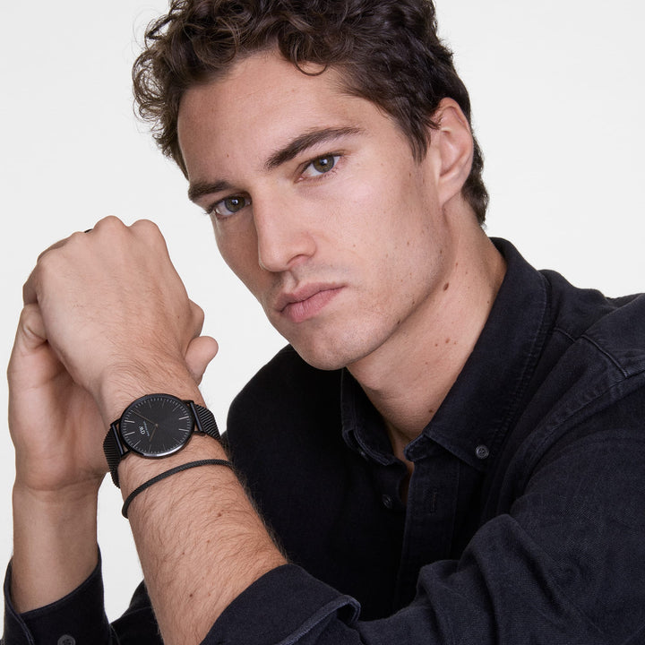 Daniel Wellington Classic 40 Ashfield Black Onyx Watch