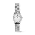 Daniel Wellington Ophelia Mini Mesh White Silver | The Jewellery Boutique