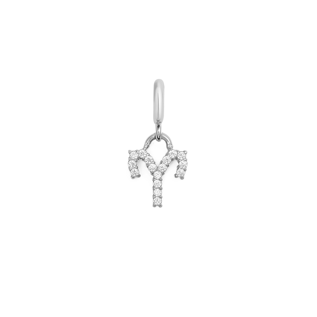 Zodiac Watch Charm Silver