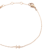 Daniel Wellington Crystal Zodiac Chain Bracelet Rose Gold