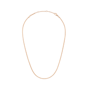 Daniel Wellington Elan Flat Chain Necklace Short Rose Gold