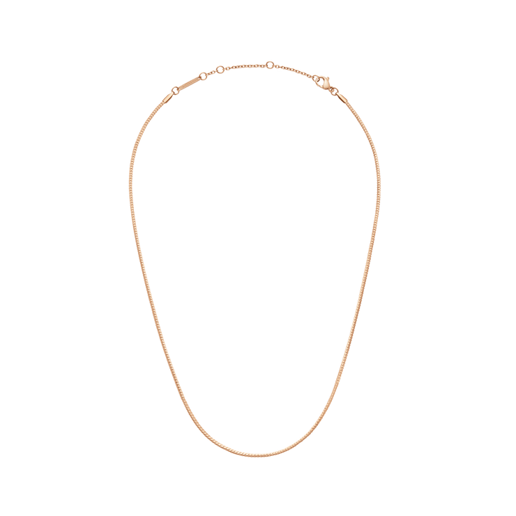 Daniel Wellington Elan Flat Chain Necklace Short Rose Gold