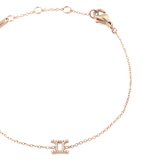 Daniel Wellington Crystal Zodiac Chain Bracelet Rose Gold