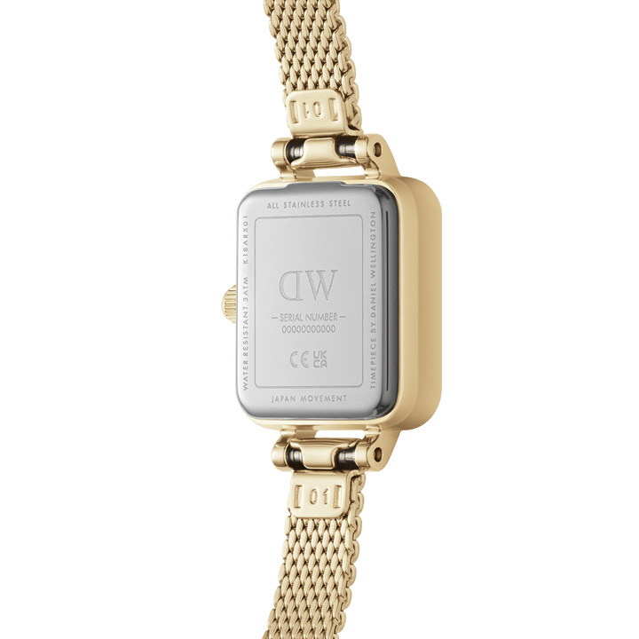 Daniel Wellington Quadro Mini Evergold Champagne Watch