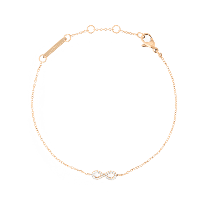 Mirelle Infinity Bracelet Rose Gold