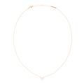 Mirelle Heart Necklace Rose Gold