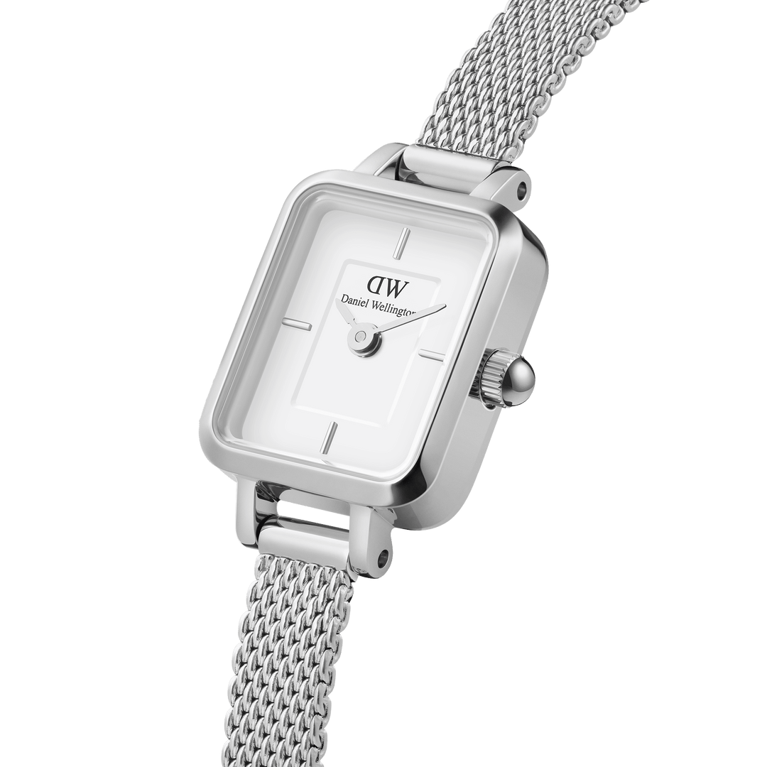 Daniel Wellington Quadro Mini 15x18 Sterling S White Watch