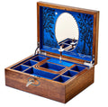 Ballet Musical Jewellery Box - Swan Lake Walnut Wood