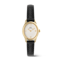 Daniel Wellington Ophelia Mini Black Lizard White GuillochÃ© Gold | The Jewellery Boutique