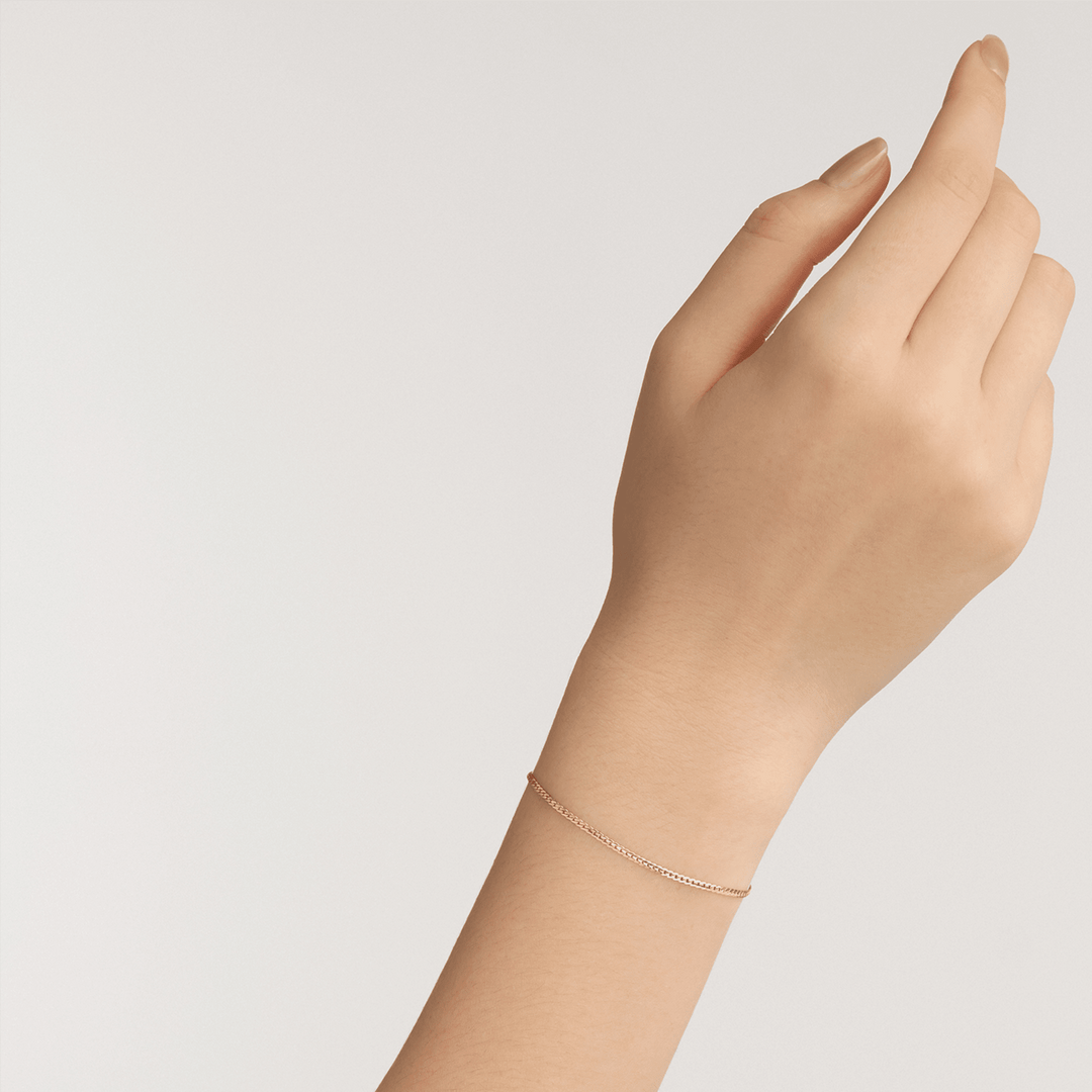 Elan Flat Chain Bracelet Gold