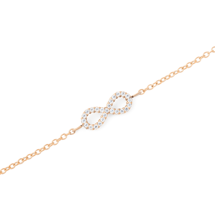 Mirelle Infinity Bracelet Rose Gold