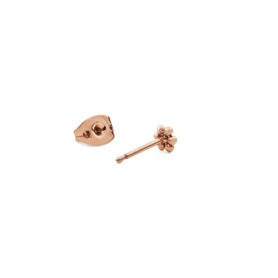 Flower Single Stud Rose Gold