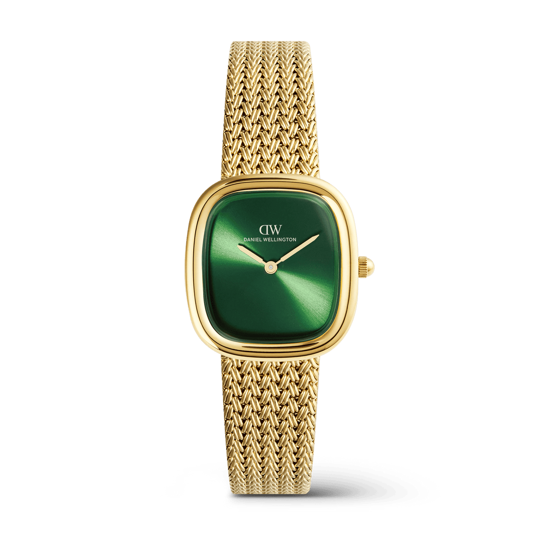 Daniel Wellington Margot Braided Mesh Emerald Gold