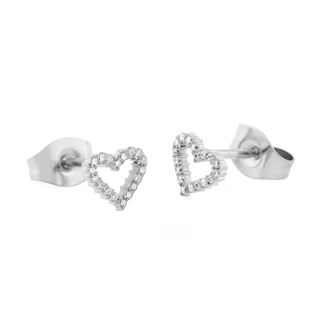 Mirelle Heart Earring Silver