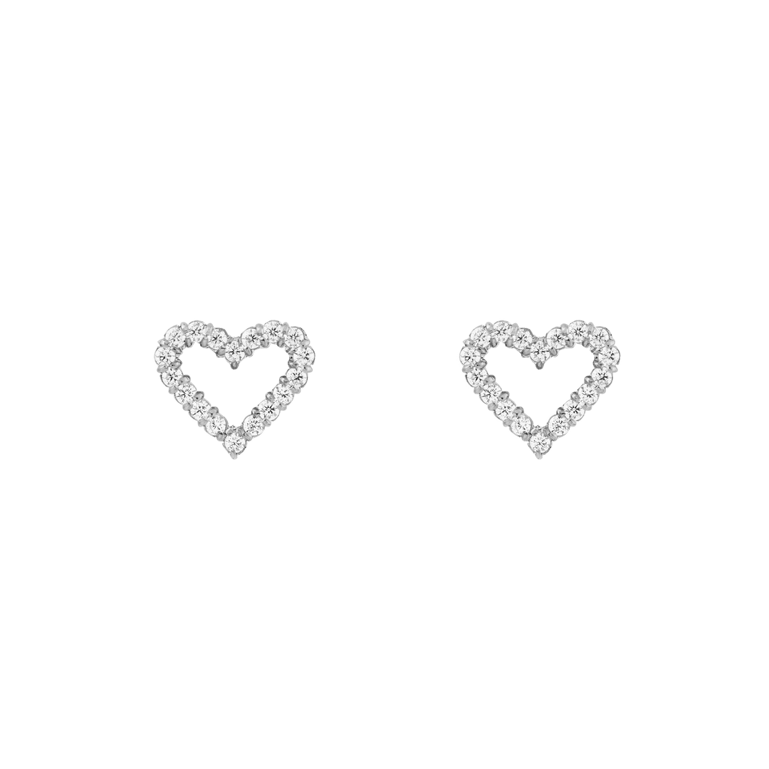 Mirelle Heart Earring Silver