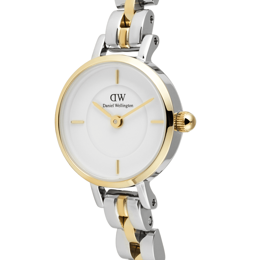 Daniel Wellington Petite Mini Arch 3-Link Two Tone Gold | The Jewellery Boutique