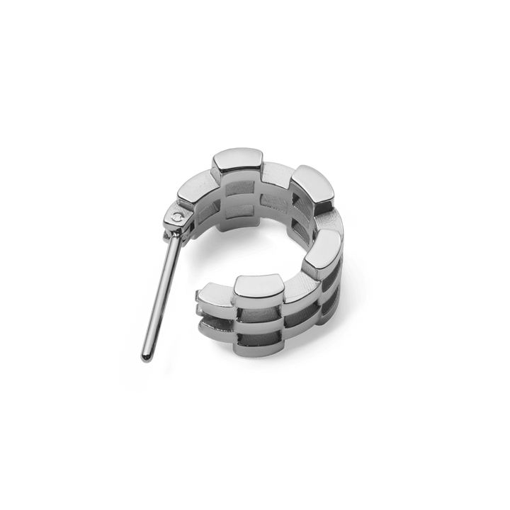 5-Link Earrings Silver