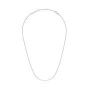 Daniel Wellington Elan Box Chain Necklace Long Silver