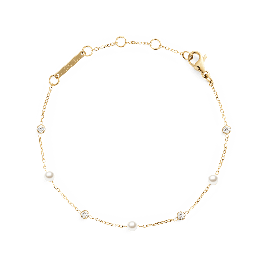 Daniel Wellington Pearl Bracelet Gold | The Jewellery Boutique