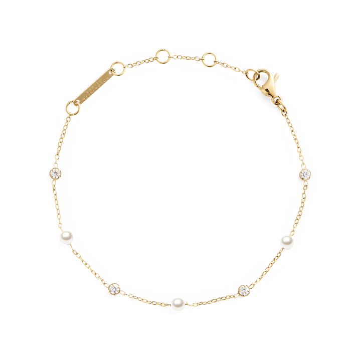 Daniel Wellington Pearl Bracelet Gold | The Jewellery Boutique