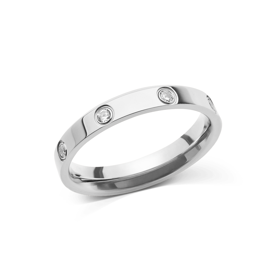 Classic Lumine Ring Silver 4 mm