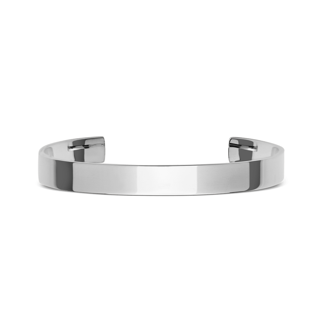 Daniel Wellington Line Cuff Polished Silver | The Jewellery Boutique