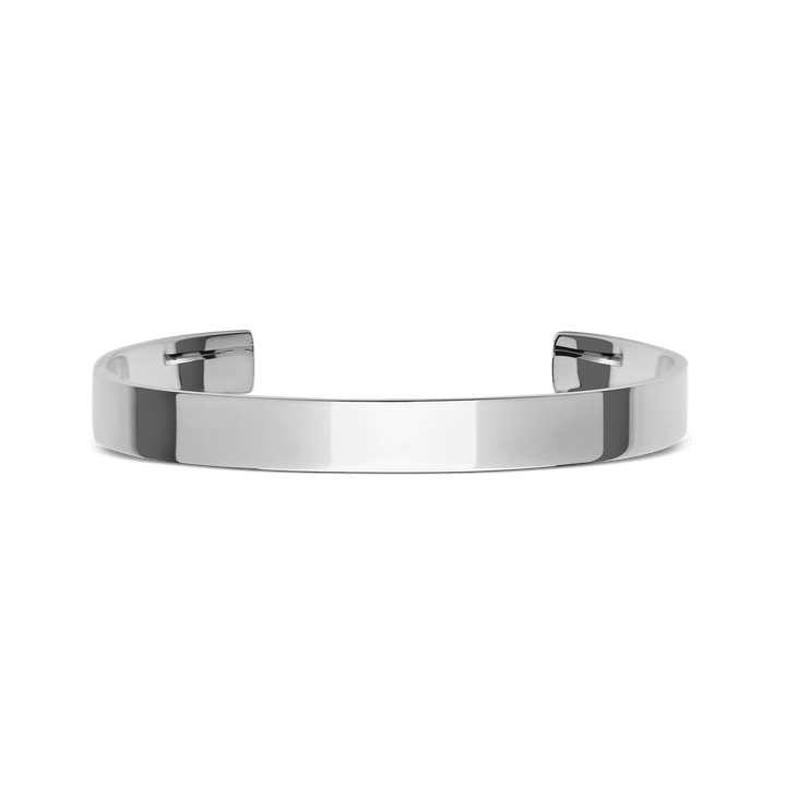 Daniel Wellington Line Cuff Polished Silver | The Jewellery Boutique