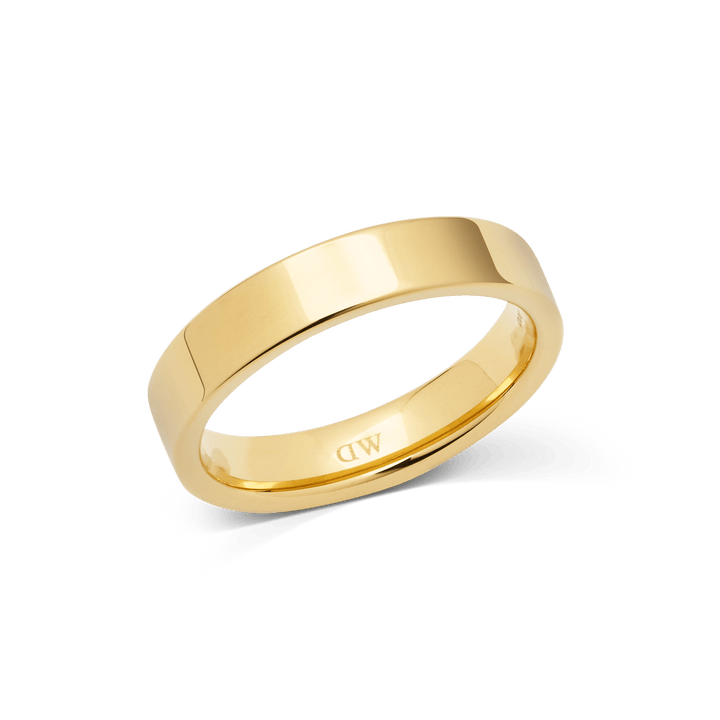 Daniel Wellington Line Ring Polished Gold 4.5mm | The Jewellery Boutique