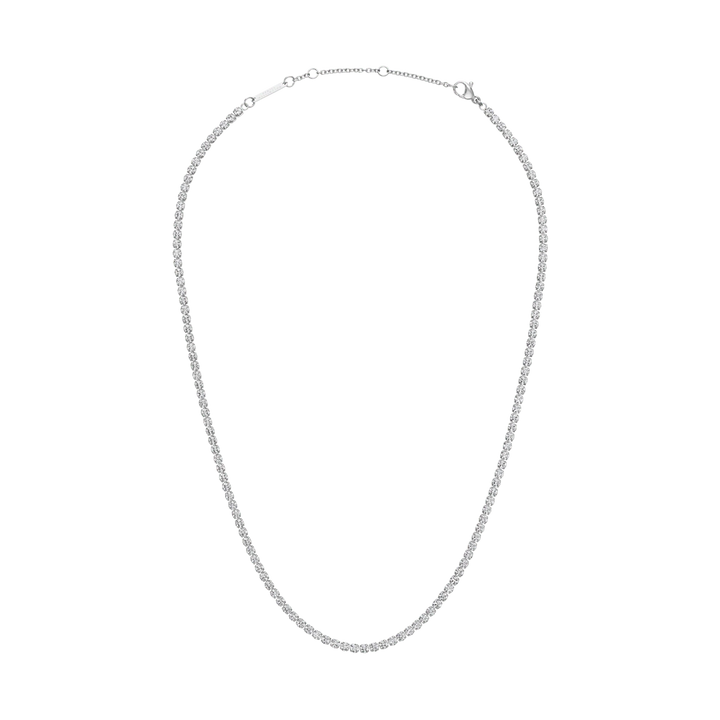 Classic Tennis Necklace Silver