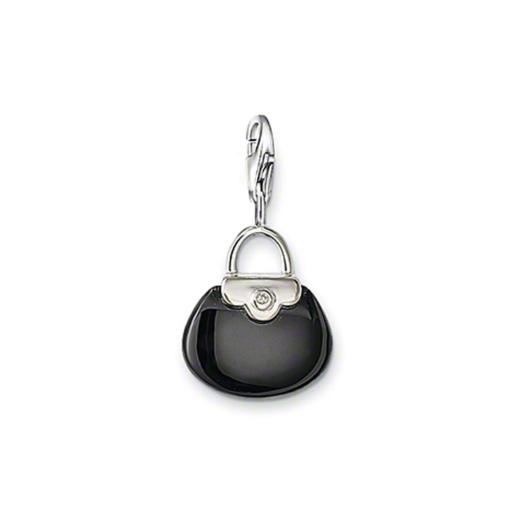 Charm Pendant Handbag Obsidian | THOMAS SABO Australia