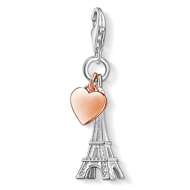 Thomas Sabo Charm Pendant "Eiffel Tower With Heart"