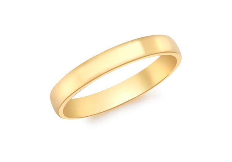 9K Yellow Gold Court Ring