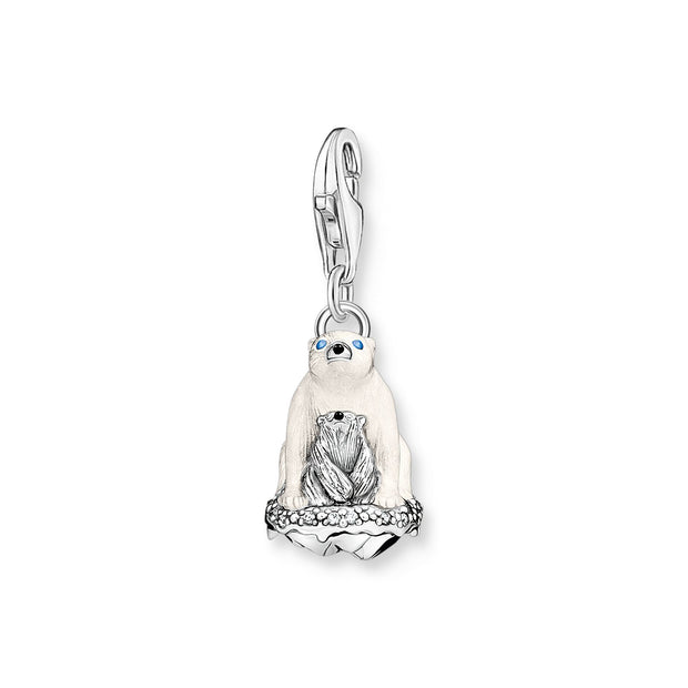 Charm pendant ice bears silver | The Jewellery Boutique