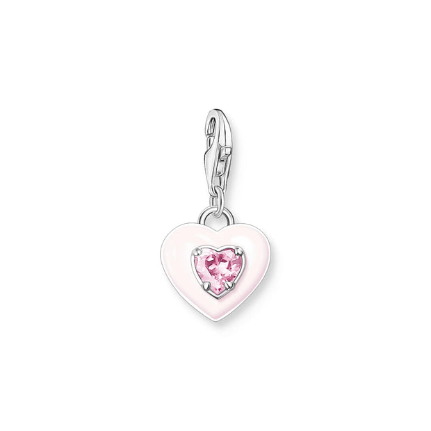 Charm Pendant Heart Pink  | The Jewellery Boutique