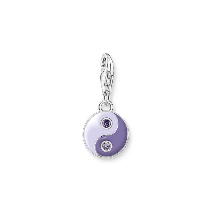 Charm Pendant Ying Yang Violet  | The Jewellery Boutique