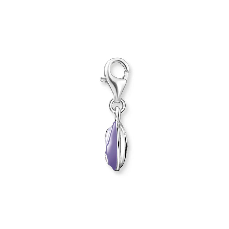 Charm Pendant Ying Yang Violet  | The Jewellery Boutique