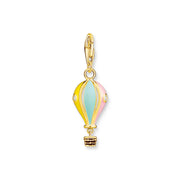 Charm Pendant Coloured Hot Air Balloon Gold | The Jewellery Boutique