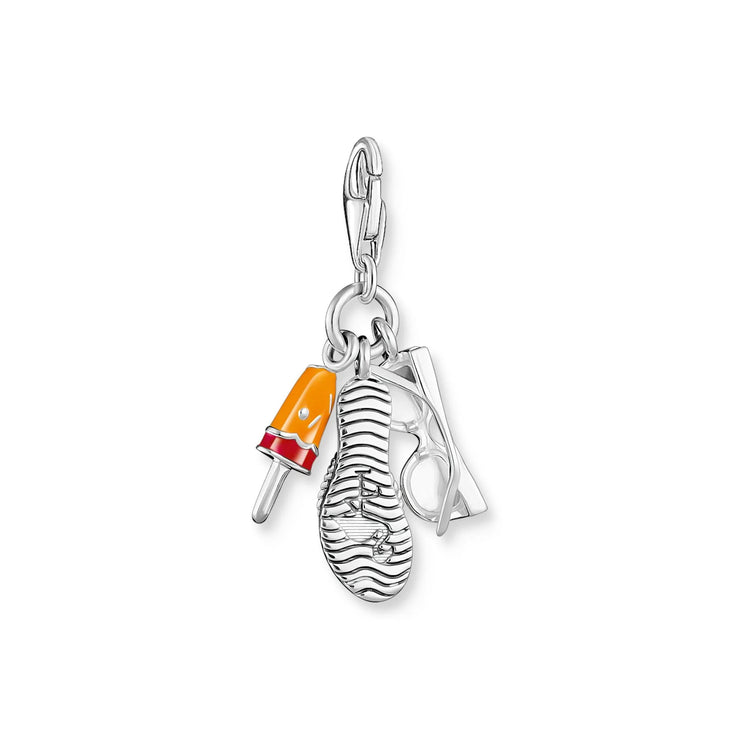 Charm Pendant Glasses, Flip Flop, Ice Cream | The Jewellery Boutique