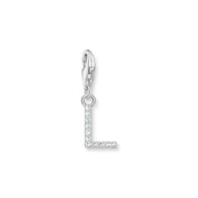 Charm pendant letter L silver | The Jewellery Boutique